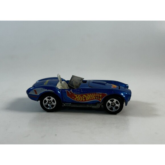 1982 Hot Wheels Ford Shelby Cobra Convertible 1:64 Diecast Metallic Blue - Picture 3 of 8